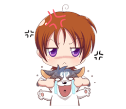 Cocoa Siberian Husky & Eing Eing sticker #1398780