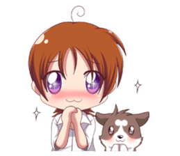 Cocoa Siberian Husky & Eing Eing sticker #1398789