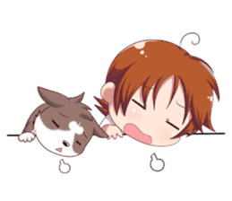 Cocoa Siberian Husky & Eing Eing sticker #1398800