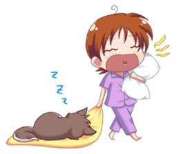 Cocoa Siberian Husky & Eing Eing sticker #1398808