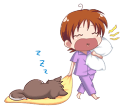 Cocoa Siberian Husky & Eing Eing sticker #1398808