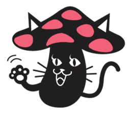 Mushroom Cat sticker #1399050