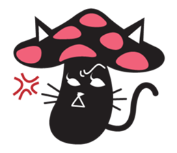 Mushroom Cat sticker #1399054