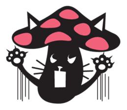 Mushroom Cat sticker #1399056