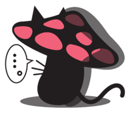 Mushroom Cat sticker #1399062