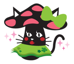 Mushroom Cat sticker #1399064