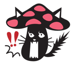 Mushroom Cat sticker #1399067