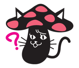 Mushroom Cat sticker #1399074