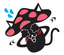 Mushroom Cat sticker #1399082
