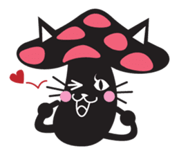 Mushroom Cat sticker #1399084