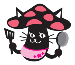 Mushroom Cat sticker #1399086