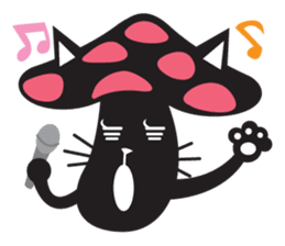 Mushroom Cat sticker #1399088