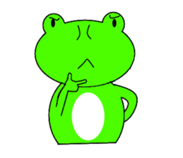 Frog and tadpoles sticker #1399262