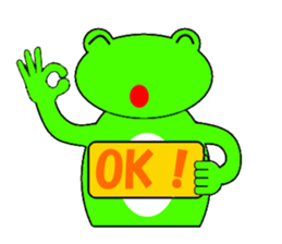 Frog and tadpoles sticker #1399273