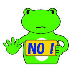 Frog and tadpoles sticker #1399274