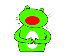 Frog and tadpoles sticker #1399278