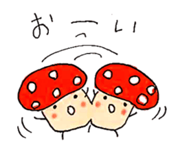 Ms.Saucy mushroom sticker #1399625