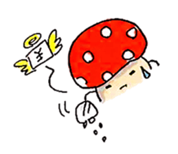 Ms.Saucy mushroom sticker #1399627