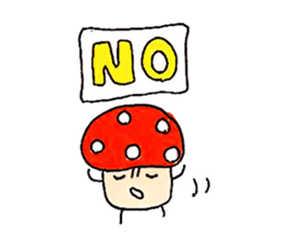 Ms.Saucy mushroom sticker #1399647