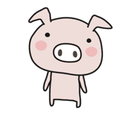 Loose Piggy   (piggy-san) sticker #1399890