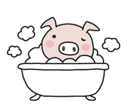 Loose Piggy   (piggy-san) sticker #1399900