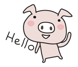 Loose Piggy   (piggy-san) sticker #1399901