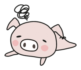 Loose Piggy   (piggy-san) sticker #1399902