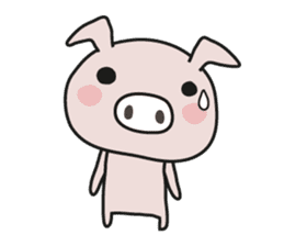 Loose Piggy   (piggy-san) sticker #1399914