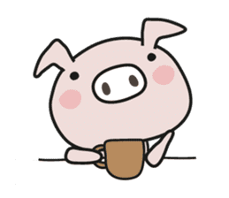 Loose Piggy   (piggy-san) sticker #1399915