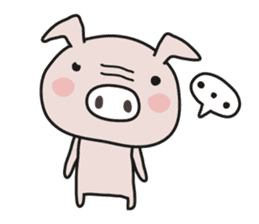 Loose Piggy   (piggy-san) sticker #1399919