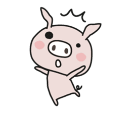 Loose Piggy   (piggy-san) sticker #1399924