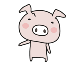 Loose Piggy   (piggy-san) sticker #1399928