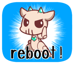 A little robot "BASIC"_en sticker #1400597