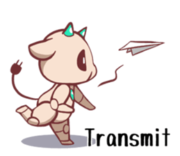 A little robot "BASIC"_en sticker #1400598