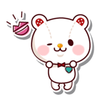 The stuffed animal of a Bare sticker #1401016