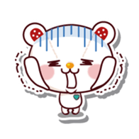 The stuffed animal of a Bare sticker #1401020