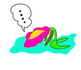 Hura-Hura Fracci The first.English sticker #1401291