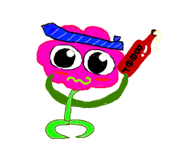 Hura-Hura Fracci The first.English sticker #1401293