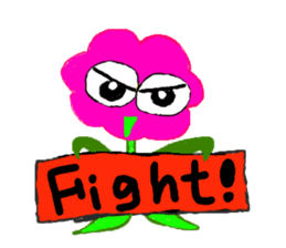 Hura-Hura Fracci The first.English sticker #1401301