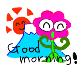 Hura-Hura Fracci The first.English sticker #1401305