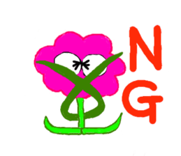 Hura-Hura Fracci The first.English sticker #1401318