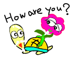 Hura-Hura Fracci The first.English sticker #1401320