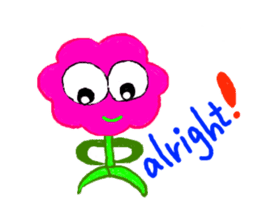 Hura-Hura Fracci The first.English sticker #1401321