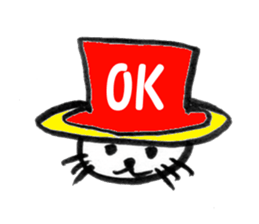 HAT CAT sticker #1401911