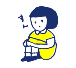 Tomboyish girl sticker #1401992