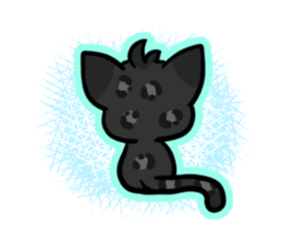 Panther pattern cats. sticker #1402519