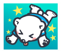 Polar bear boy . sticker #1402829