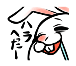 rabbitcouple sticker #1403001