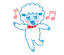 natural Afro, HITSUJI KUN sticker #1403451