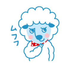 natural Afro, HITSUJI KUN sticker #1403452